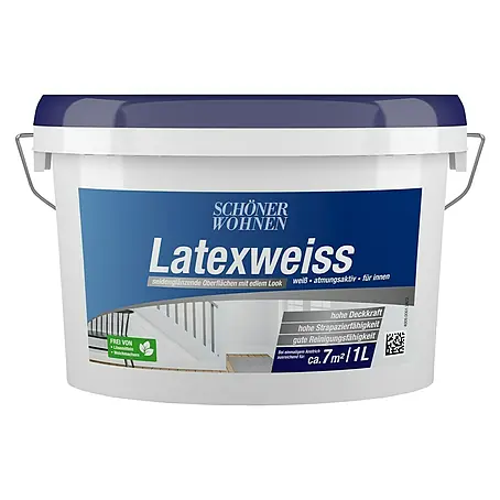 SCHÖNER WOHNEN-Farbe  Latexfarbe Latexweiß