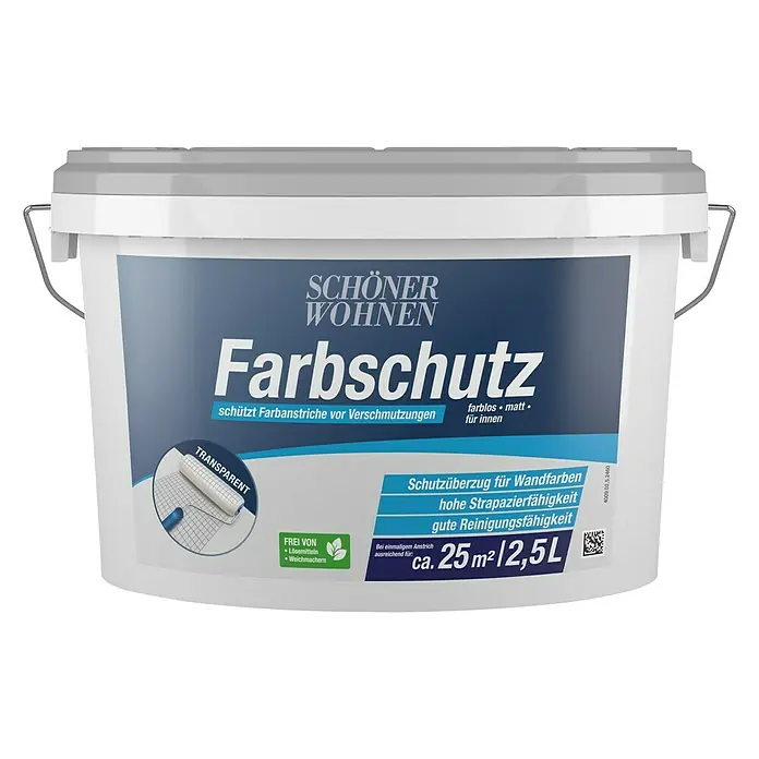 SCHÖNER WOHNEN-Farbe Schutzüberzug Farbschutz - Transparent, 2,5 l - Vorderansicht