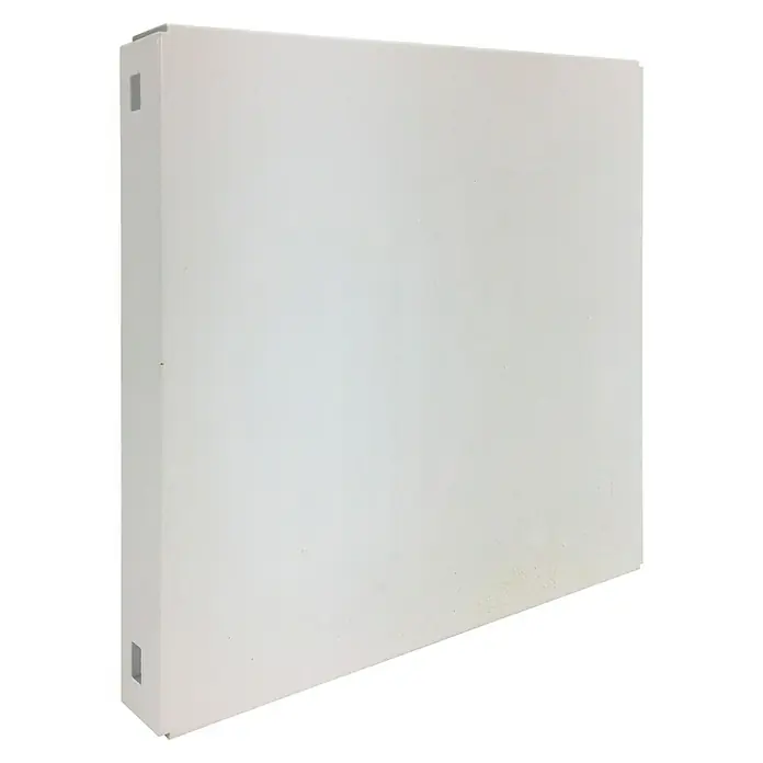 Simonrack Simonboard Memoboard - L x B x H: 30 x 30 x 3,5 cm, Weiß - Diagonale Ansicht
