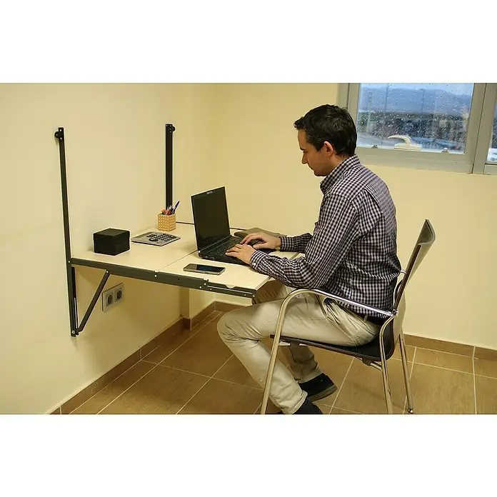 Simonrack Simonflex Hängeregal - L x B x H: 40 x 80 x 112,5 cm, Einklappbar, Anthrazit/Ark - Anwendungsbeispiel