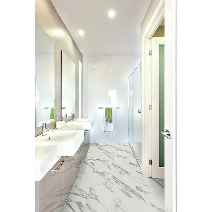 b!design Handmuster Tile Carrara - 280 x 160 x 4,2 mm, Fliesenoptik - Stimmungsaufnahme