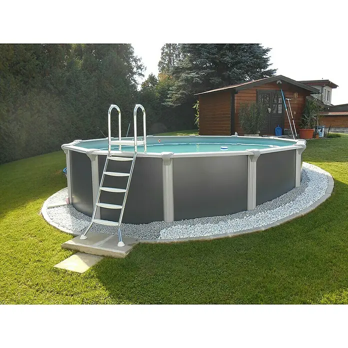 KWAD Pool-Set Design Rund - Ø x H: 4,6 x 1,32 m, Fassungsvermögen: 21.000 l - Stimmungsaufnahme