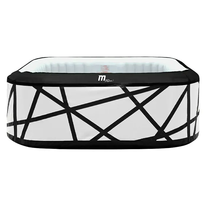 MSpa Hidromasažni bazen MSpa Premium Series Soho - D x Š x V: 185 x 185 x 68 cm, 930 l, Prikladno za: 4 – 6 osoba - Pogled sprijeda