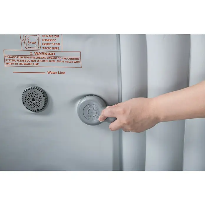 MSpa Hidromasažni bazen MSpa Premium Series Soho - D x Š x V: 185 x 185 x 68 cm, 930 l, Prikladno za: 4 – 6 osoba - Detaljan prikaz