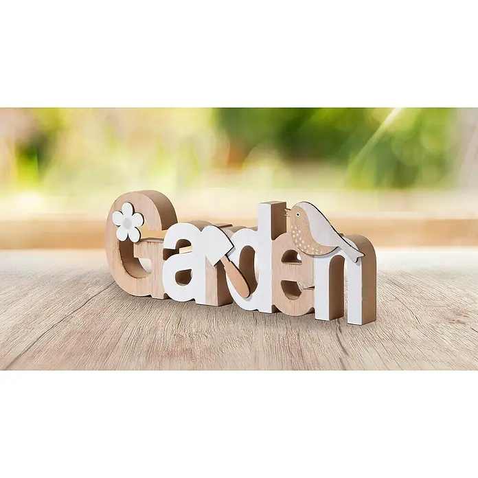 Dobar Tischdeko Garden - L x B x H: 31 x 2,8 x 10,5 cm - Stimmungsaufnahme