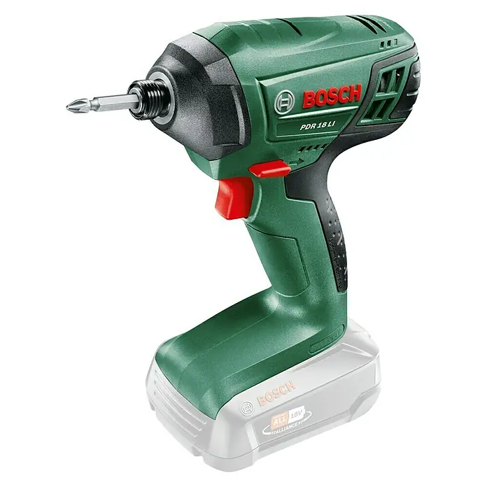 Bosch 18 V Power for All Akku-Schlagschrauber PDR 18 LI - 18 V, Li-Ionen, Ohne Akku, Leerlaufdrehzahl: 0 U/min - 2.600 U/min - Diagonale Ansicht
