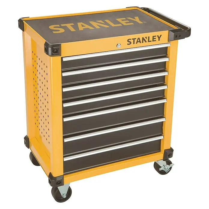 Stanley Werkplaatswagen STHT6-80827 - Aantal schuifladen: 7 st. - Diagonaal zicht