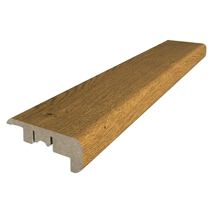 Perfil de escalera roble whisky - 2,4 m x 50 mm x 20 mm - Vista angular