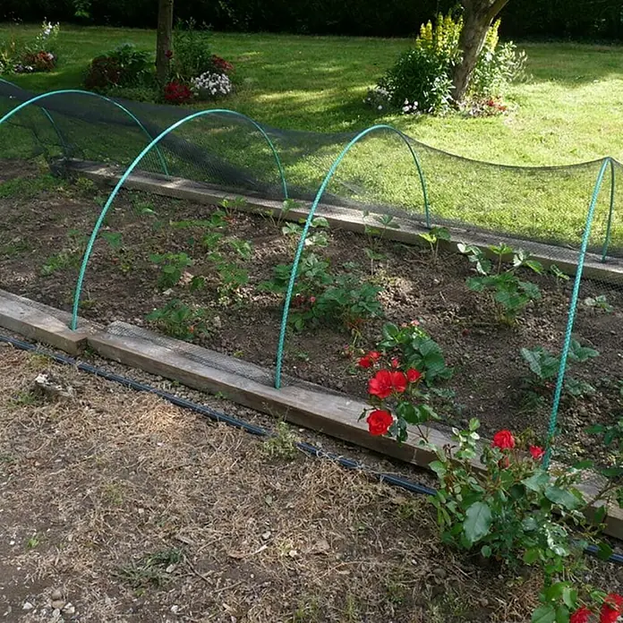 Nortene Potporna šipka za plastenike - 1 kom, Polivinilklorid (PVC), Duljina: 2,5 m - Živopisni prikaz