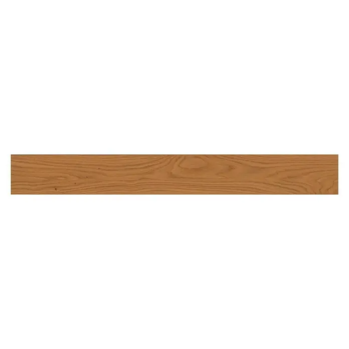 Parquet compact roble natural - 1.200 x 145 x 10 mm, Efecto madera - Vista superior