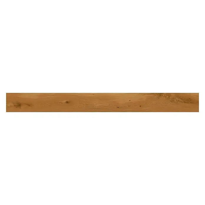 Parquet large roble natural - 1.980 x 198 x 14 mm, Efecto madera - Vista superior