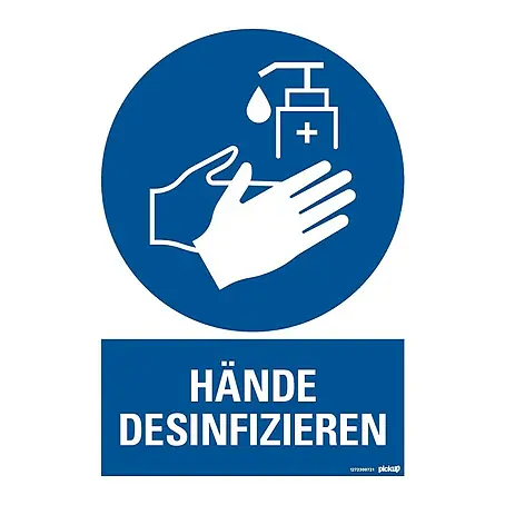 Pickup  Hinweisschild