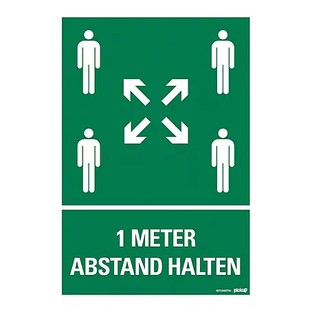 Pickup  Hinweisschild