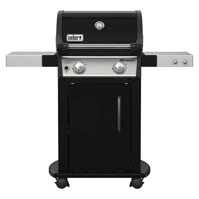 Weber Barbacoa de gas Spirit E-215 - Número de quemadores: 2, Superficie parrilla: 52 x 45 cm, 7,7 kW - Vista frontal