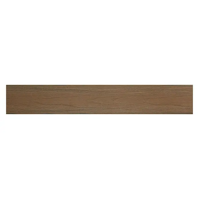 Tablón para terraza WPC Bicolor - L x An x Es: 220 x 14,2 x 2,3 cm, Teca - Vista superior