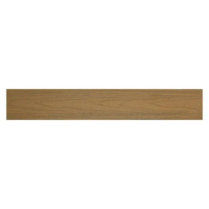 Tablón para terraza WPC Bicolor - L x An x Es: 220 x 14,2 x 2,3 cm, Teca - Vista superior
