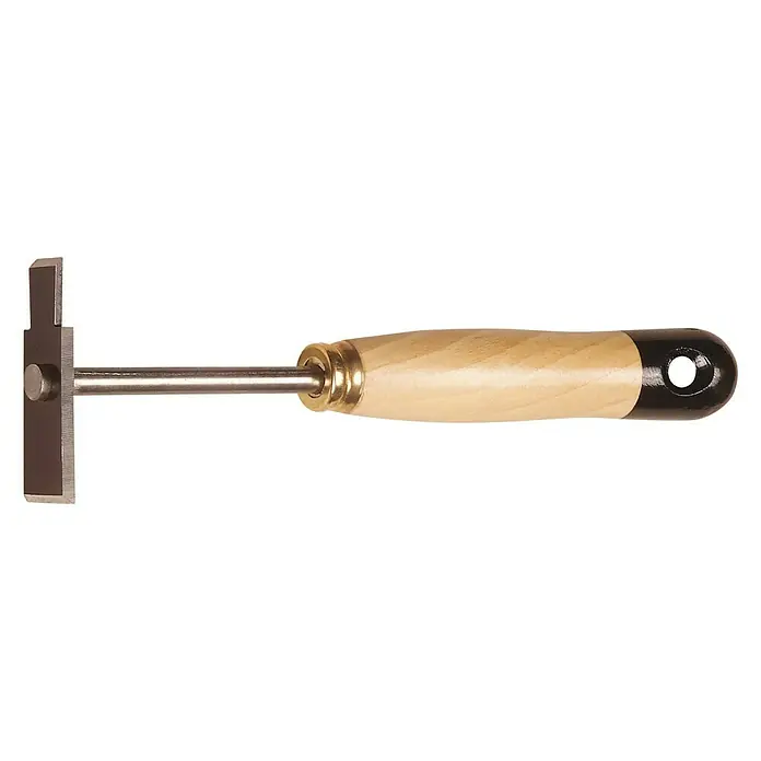 Copenhagen Gold Verfschraper Huisjesmodel - Metaal, Hout - Top-down weergave