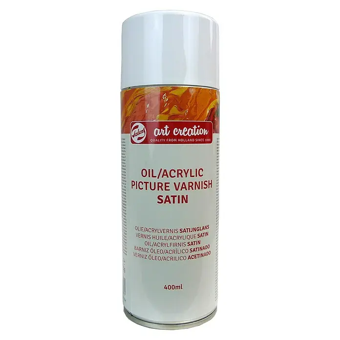 Talens Art Creation Spray de barniz transparente - Satinado, 400 ml - Vista frontal