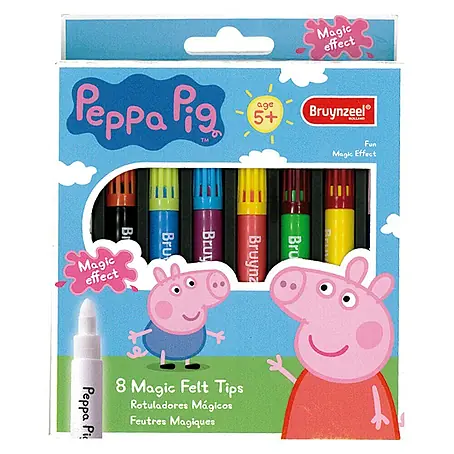 Talens Bruynzeel Set de marcadores de efecto lacado Mágicos Peppa Pig
