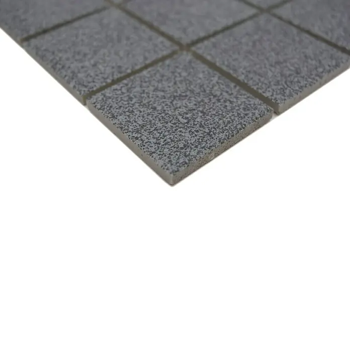 Mozaïektegel Vierkant Uni SAT 509 - 30,6 x 30,6 cm, Grijs, Mat - Close-up