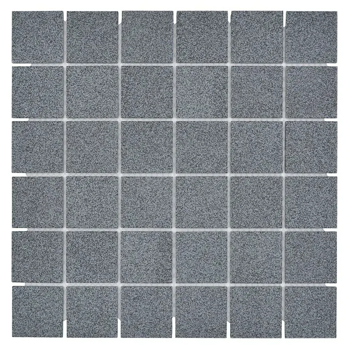 Mozaïektegel Vierkant Uni SAT 509 - 30,6 x 30,6 cm, Grijs, Mat - Bovenaanzicht