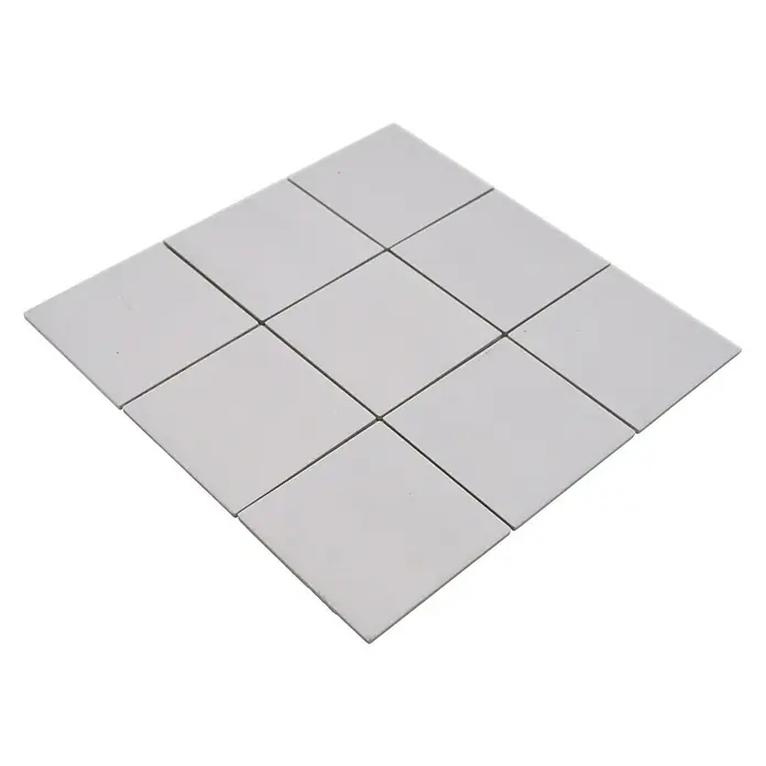 Mozaïektegel vierkant RAT 200 - 29,8 x 29,8 cm, Wit, Mat - Diagonaal zicht
