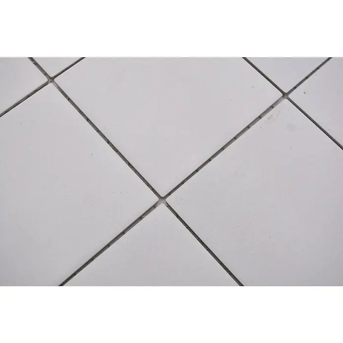 Mozaïektegel vierkant RAT 200 - 29,8 x 29,8 cm, Wit, Mat - Close-up