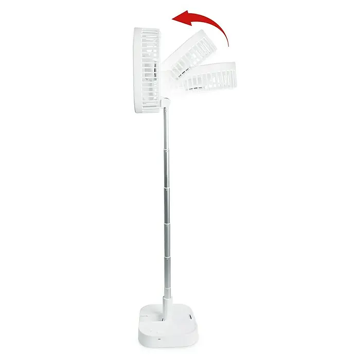 MAXXMEE Akku-Ventilator - Klappbar, Weiß, 3,7 V, 21,8 cm - Anwendungsbeispiel