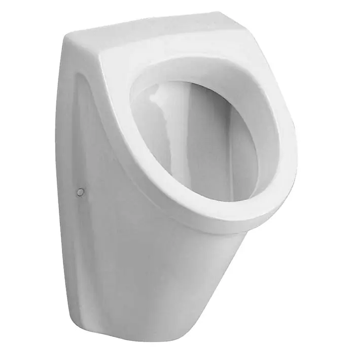 Gustavsberg Concentus Pure Urinal - Unbeschichtet, Zulauf: Hinten, Weiß - Diagonale Ansicht