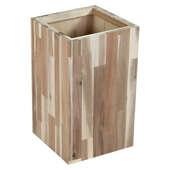 Mega Collections Blumentopf - B x H: 28 x 43 cm, Braun - Diagonale Ansicht