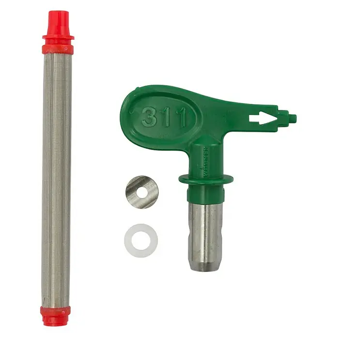 Wagner High Efficiency Airless Düse ProTip 311 - Strahlbreite: 150 mm, Spritzwinkel: 30 ° - Ansicht von oben