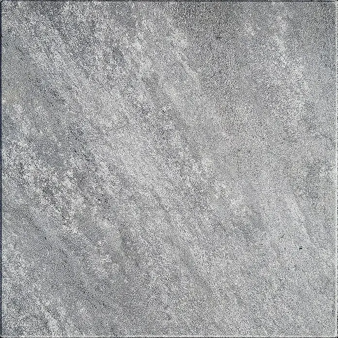 Terrassenplatte - Anthrazit marmoriert, L x B x S: 50 x 50 x 4 cm - Detailaufnahme