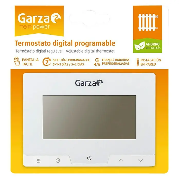 Garza Cronotermostato - Regulador de temperatura - Vista frontal