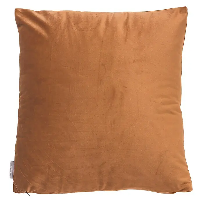Cojín Velvet - Yema, 60 x 60 cm, 100% poliéster - Vista frontal