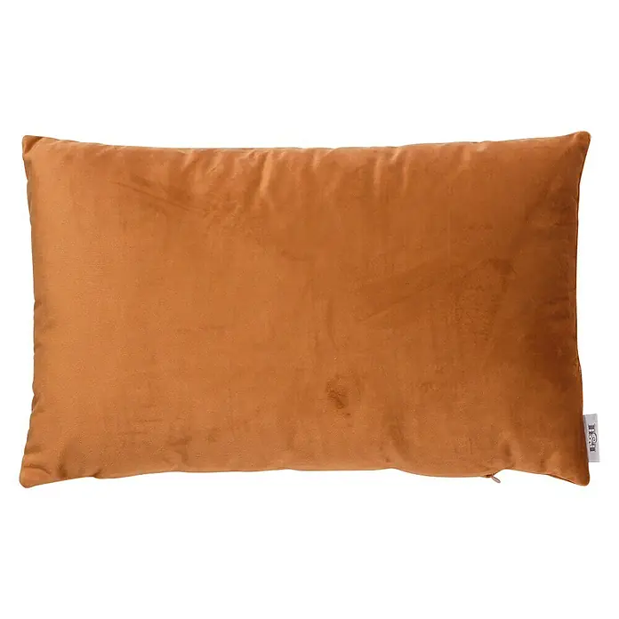 Cojín Velvet - Yema, 50 x 30 cm, 100% poliéster - Vista frontal