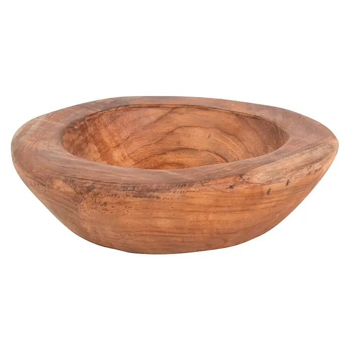 Ukrasna posuda Tikki - 20 cm, Tikovina - Pogled sprijeda