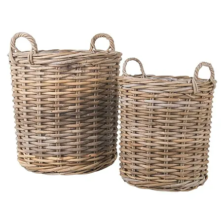Rattan košara Lars, 2 kom