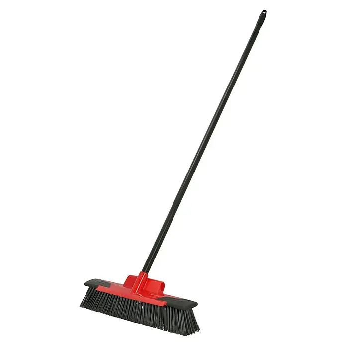 BAUHAUS Straßenbesen - Breite Besen: 46 cm, Material Borsten: Polypropylen, Mit Stiel - Diagonale Ansicht