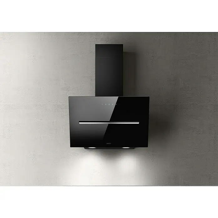 Elica Campana extractora de vidrio Shy - Ancho: 60 cm, Potencia de aire máx.: 360 m³/h, Negro - Foto ambiente