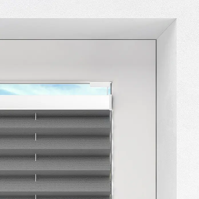 Expo Ambiente Plissee Thermo - B x H: 75 x 220 cm, Grau - Stimmungsaufnahme