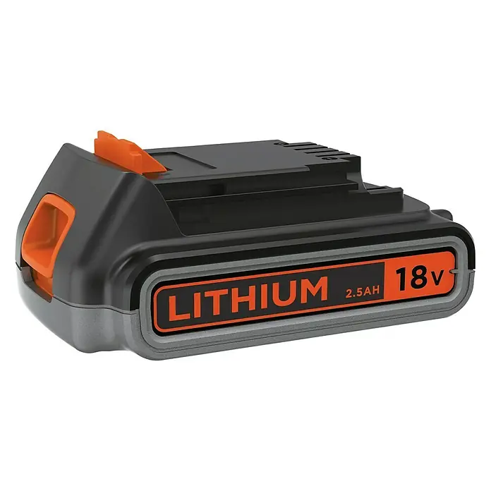 Black+Decker Accu Lithium-ion - 2,5 Ah - Diagonaal zicht