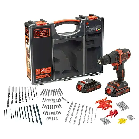 Black+Decker  Accuboorhamer set