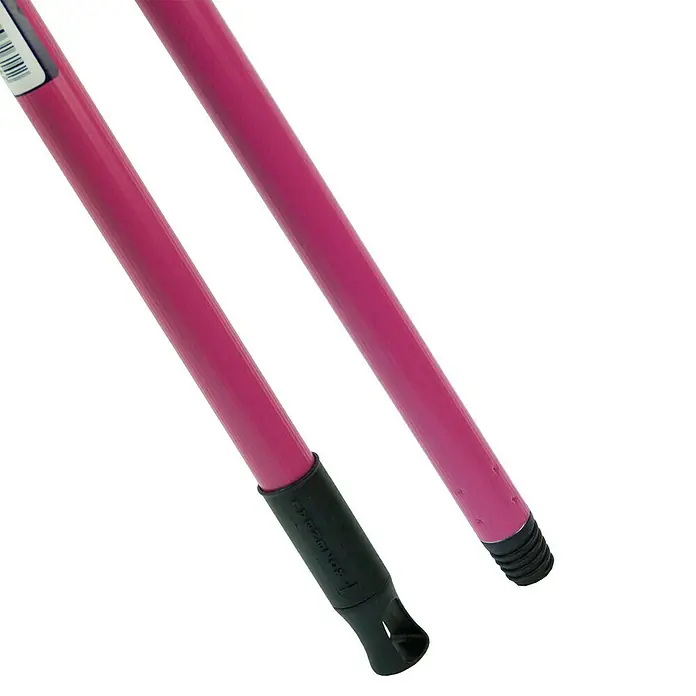 Rozenbal Mango de escoba metálico forrado - Ø x L: 4 mm x 130 cm, Metal - Primer plano
