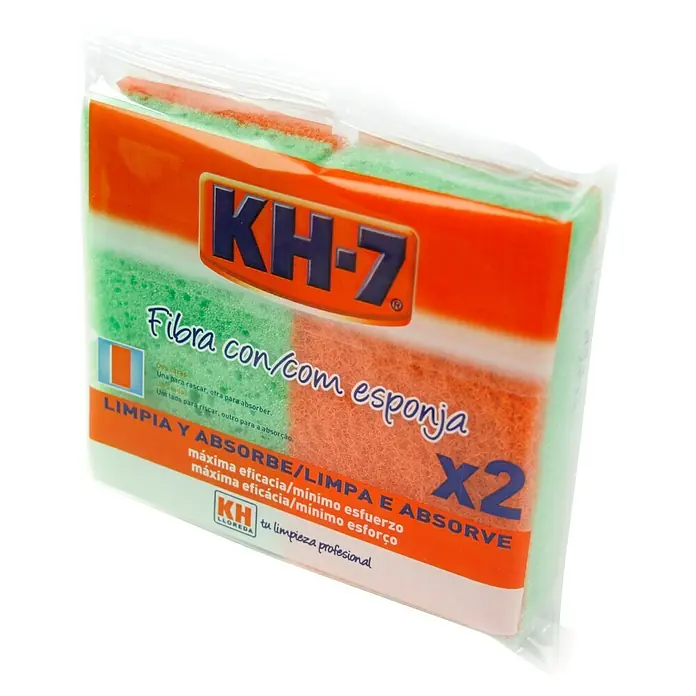 KH7 Estropajos con esponja - 2 uds. - Vista angular