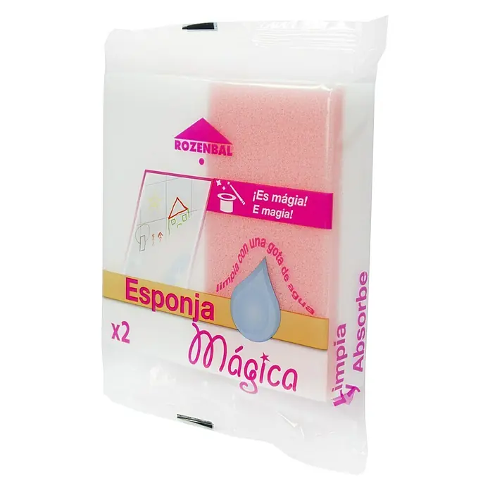 Rozenbal Esponja mágica - L x An x Al: 6 x 2,9 x 11,7 cm - Vista angular