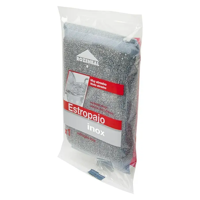 Rozenbal Estropajo almohadilla super abrasivo - 1 ud., L x An: 13 x 9 cm - Vista angular