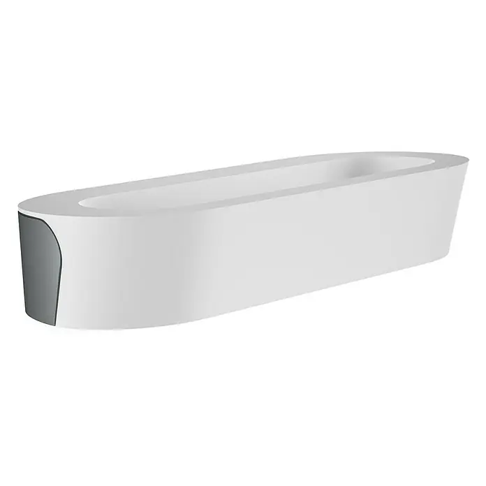 Steinel LED-Sensor-Außenwandleuchte L 710 - 11,3 W, L x B x H: 26 x 14 x 7,7 cm, Weiß - Diagonale Ansicht