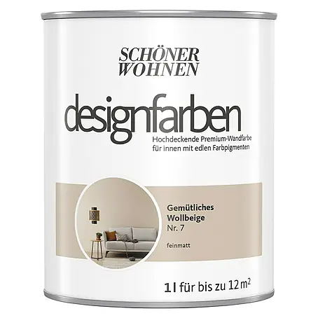 SCHÖNER WOHNEN-Farbe  Wandfarbe Designfarbe