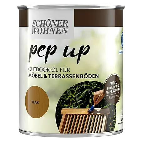 SCHÖNER WOHNEN-Farbe Pep up Outdoor-Öl für Möbel & Terrassenböden