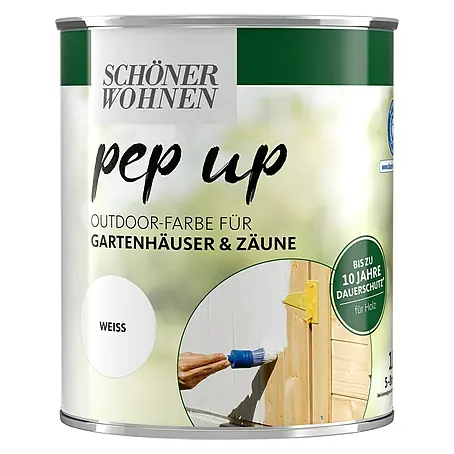 SCHÖNER WOHNEN-Farbe Pep up Outdoor-Farbe für Gartenhäuser & Zäune